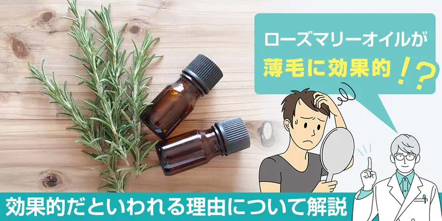 ローズマリーオイルが薄毛に効果的なのはホント？効果的だといわれる理由について