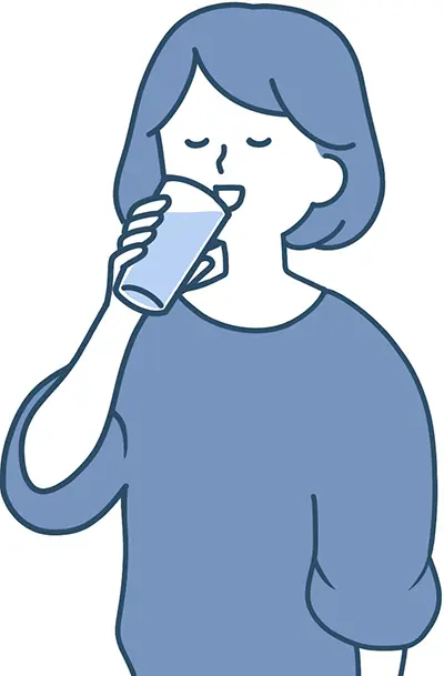 飲む
